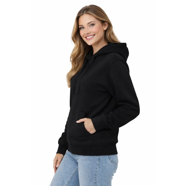 Bluza dresowa damska z kapturem kolor czarny roz.L